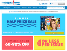 Tablet Screenshot of magazines.com